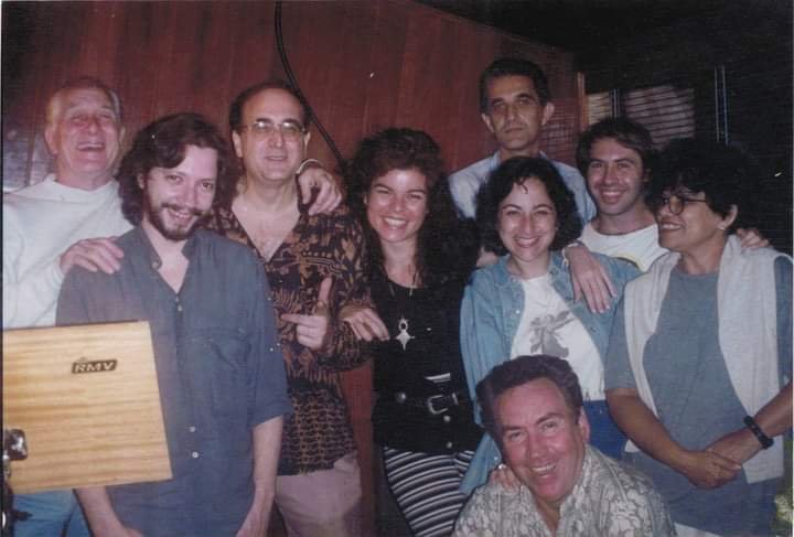 Harold Emert reunido com amigos