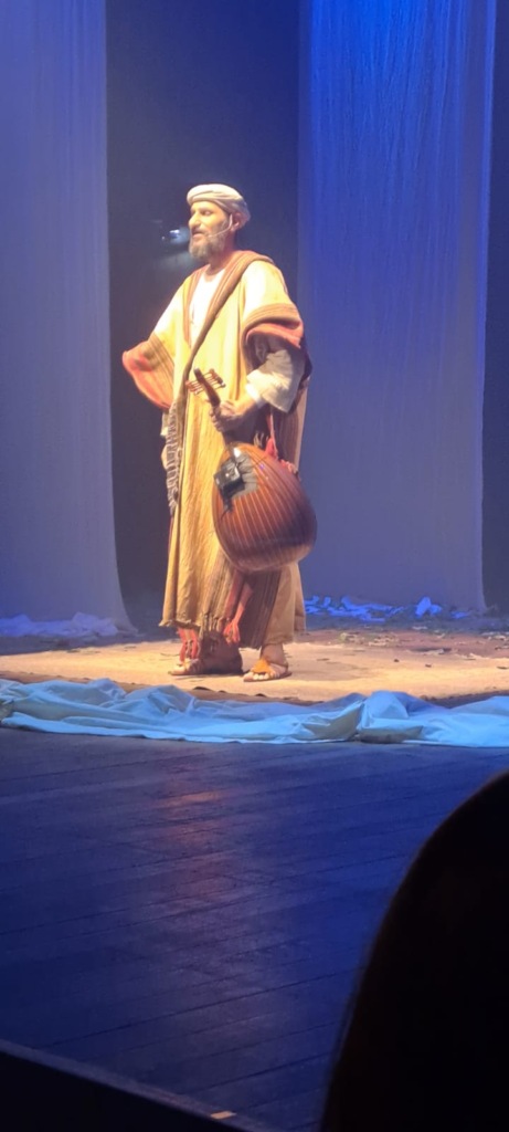 Image from “The Prophet: A monologue with live music based on the writings of Lebanese-American philosopher Khalil Gibran”